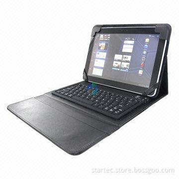 Bluetooth Keyboard with P7510 Leather Case, Suitable for 10-inch Samsung Galaxy P7510